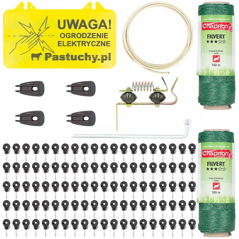 Pastuch Elektryczny Dla Zwierz T Domowych Kompletny Zestaw Sec B Home