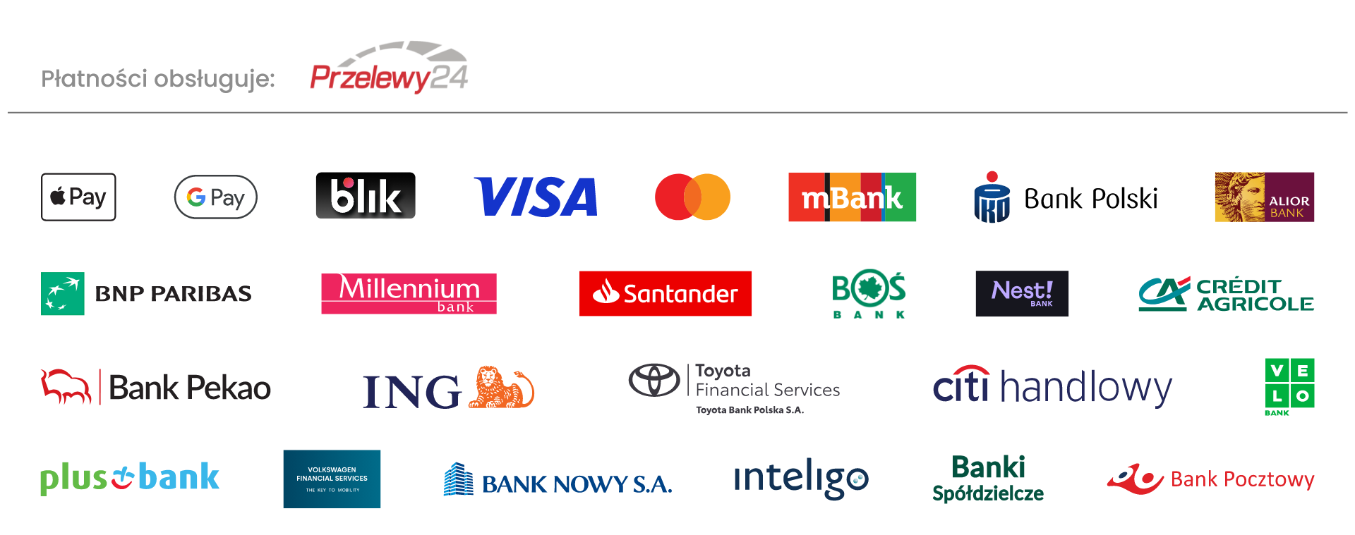 Payment methods