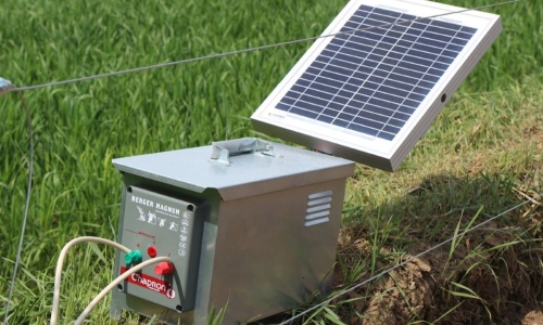 elektryzator z panelem słonecznym