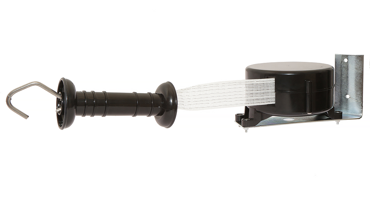 Zwijane przejście bramowe taśmowe 6 metrów do pastuchów