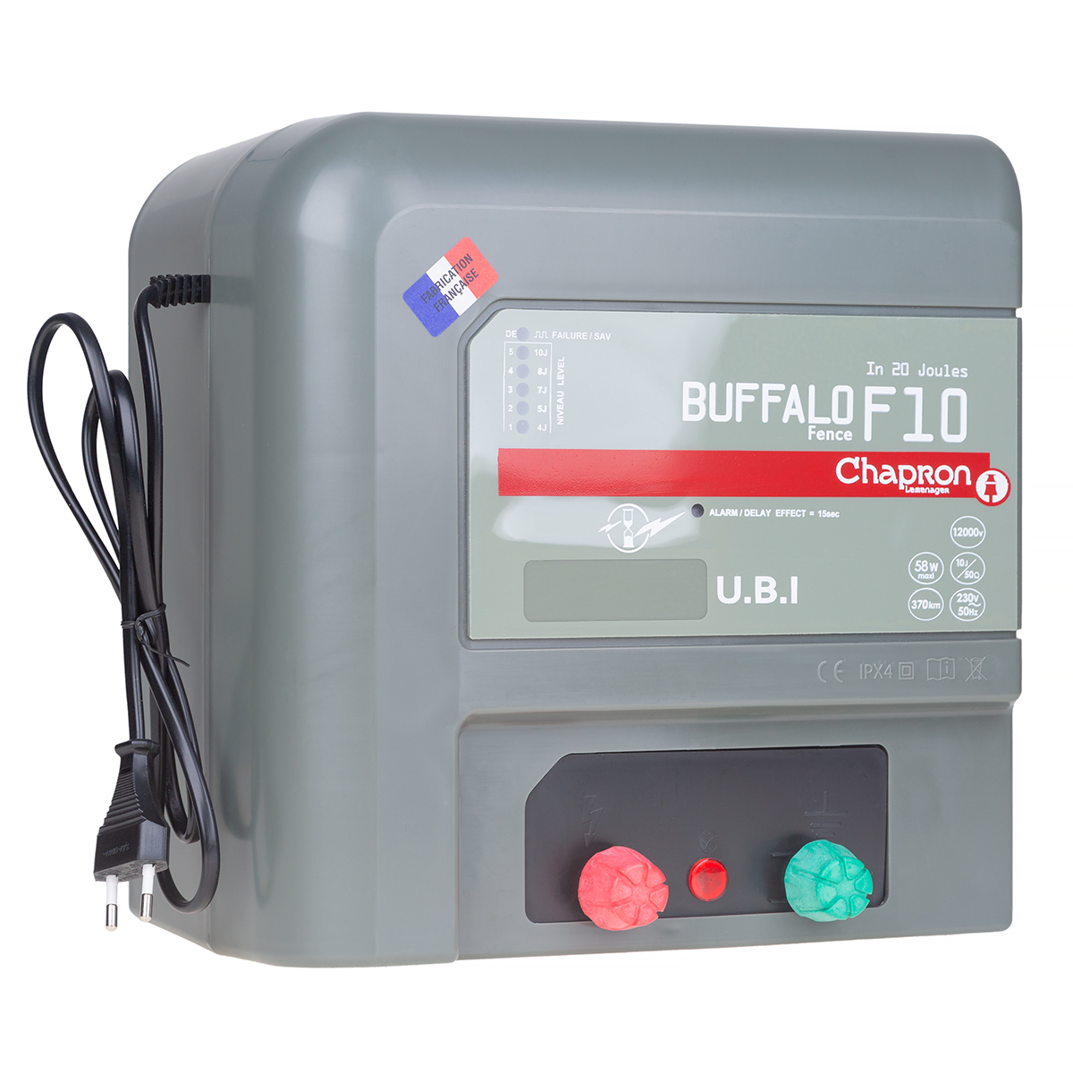 Super mocny elektryzator Chapron Buffalo F10 na dziki, bydło mięsne i zwierzynę leśną