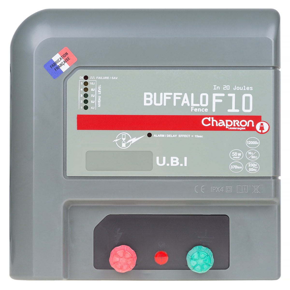 Super mocny elektryzator Chapron Buffalo F10 na dziki, bydło mięsne i zwierzynę leśną