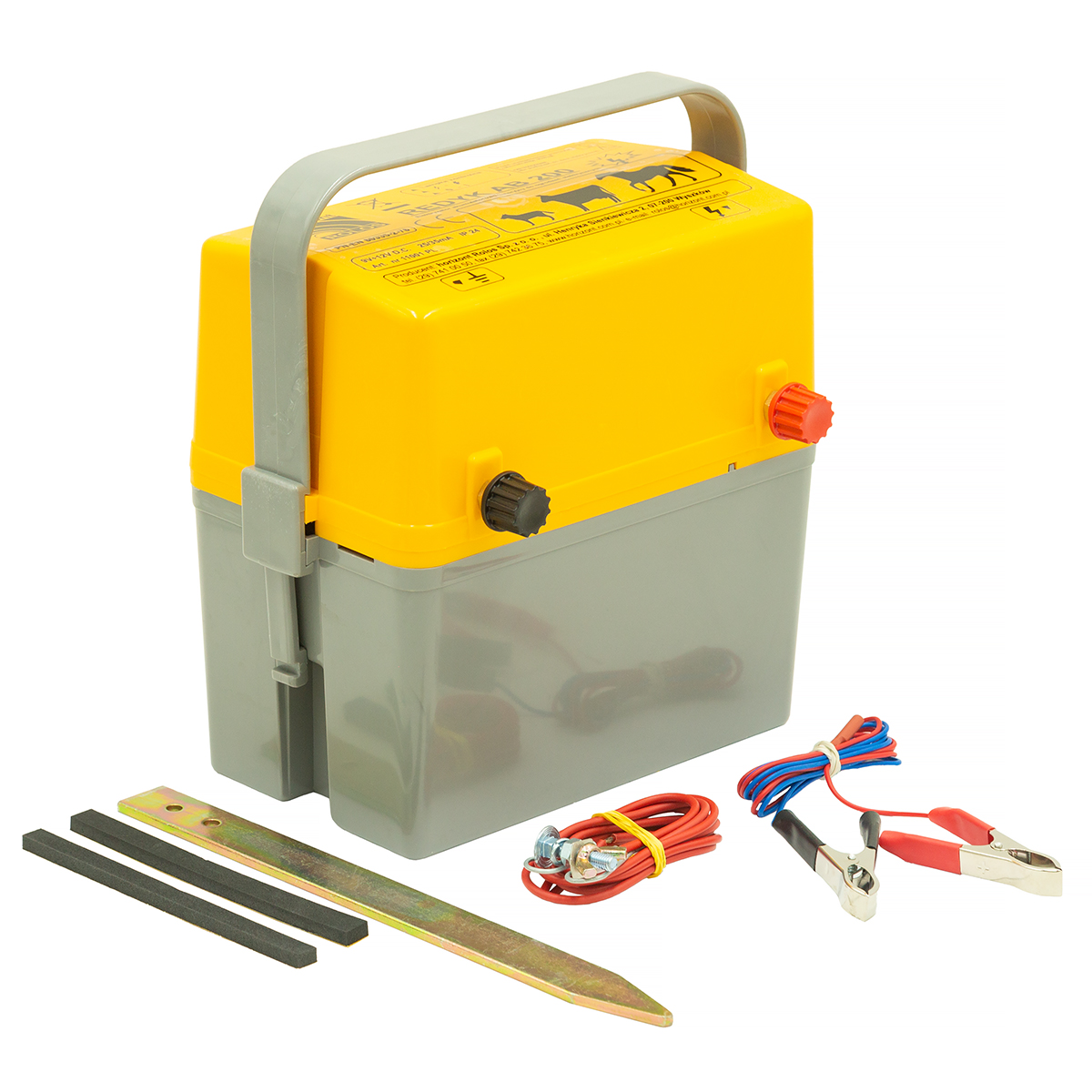 Pastuch akumulatorowy z dwustopniową regulacją mocy 500mJ