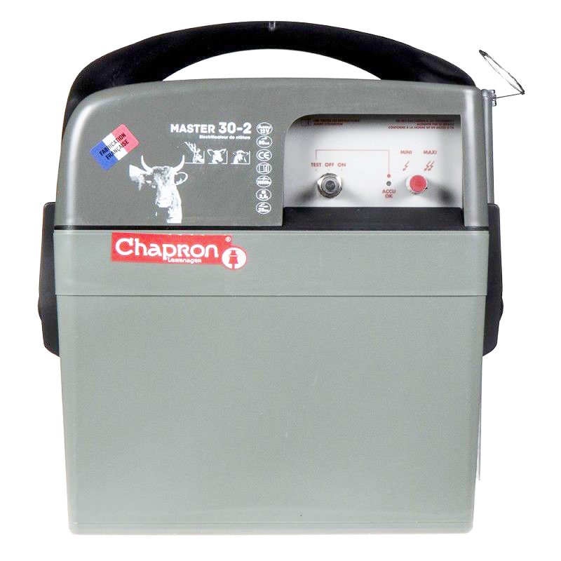 Elektryzator Chapron HYBRIDE 30/230 akumulatorowo-sieciowy ze skrzynią na baterię 2,3J