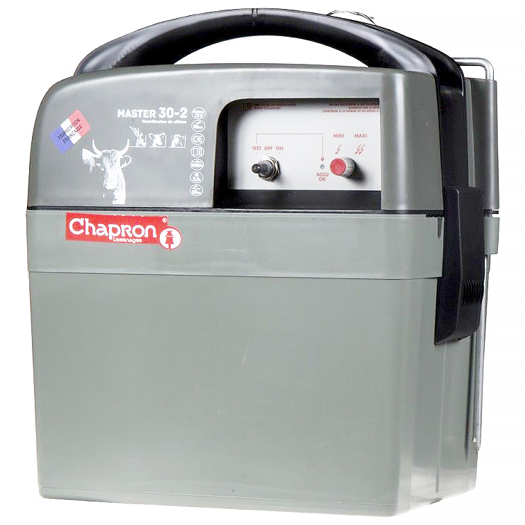 Elektryzator Chapron HYBRIDE 30/230 akumulatorowo-sieciowy ze skrzynią na baterię 2,3J