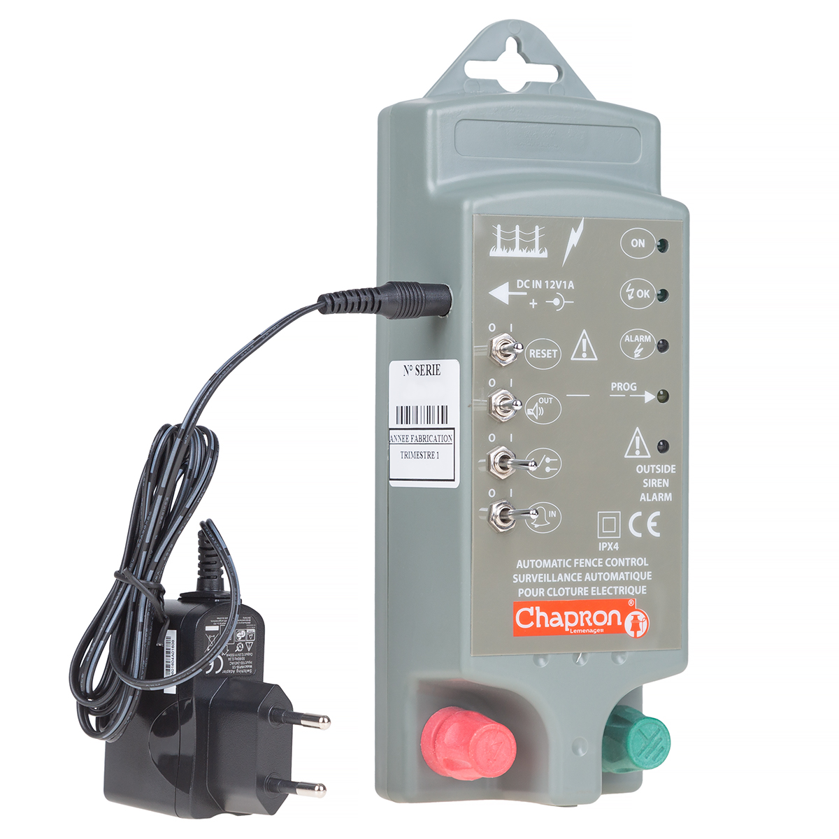 System alarmowy do kontroli ogrodzenia elektrycznego z syreną dźwiękową