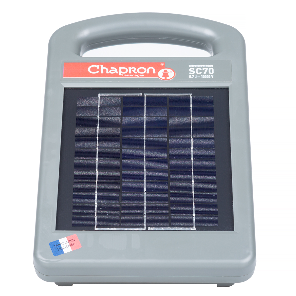 Elektryzator ze zintegrowanym panelem solarnym i baterią Chapron SC70