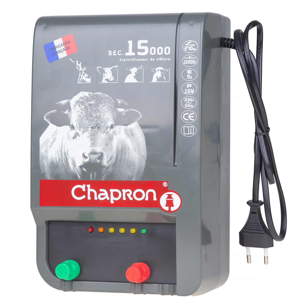 Supermocny elektryzator elektroniczny Chapron SEC15000 8J