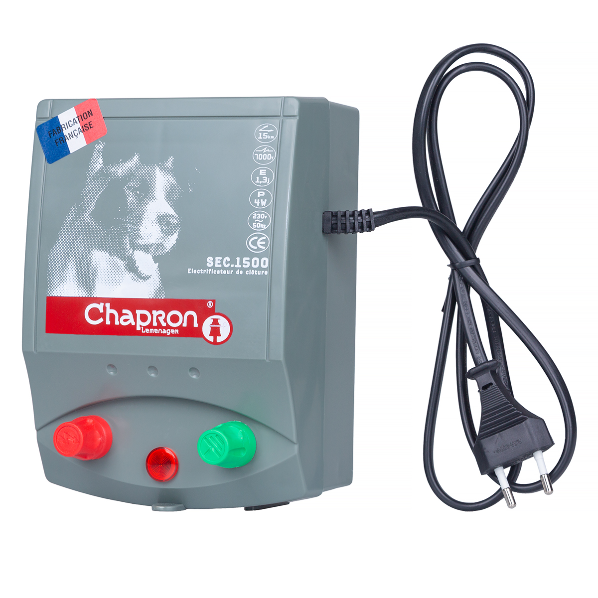 Pastuch elektryczny dla psa Chapron SEC1500 B