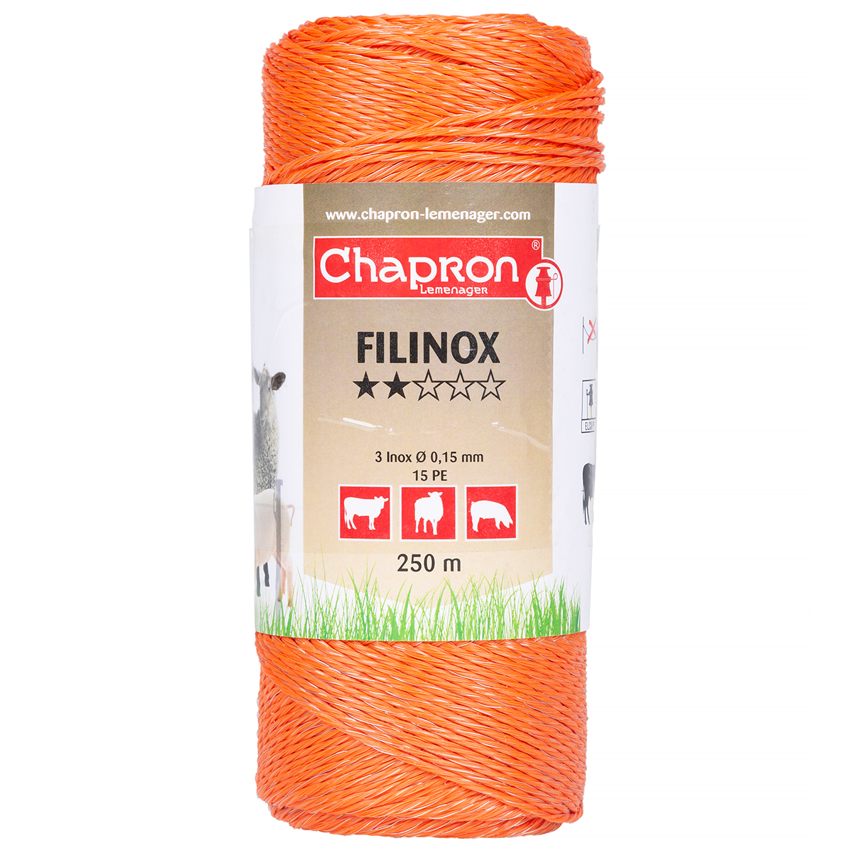 Plecionka pomarańczowa FILINOX ECON 250m