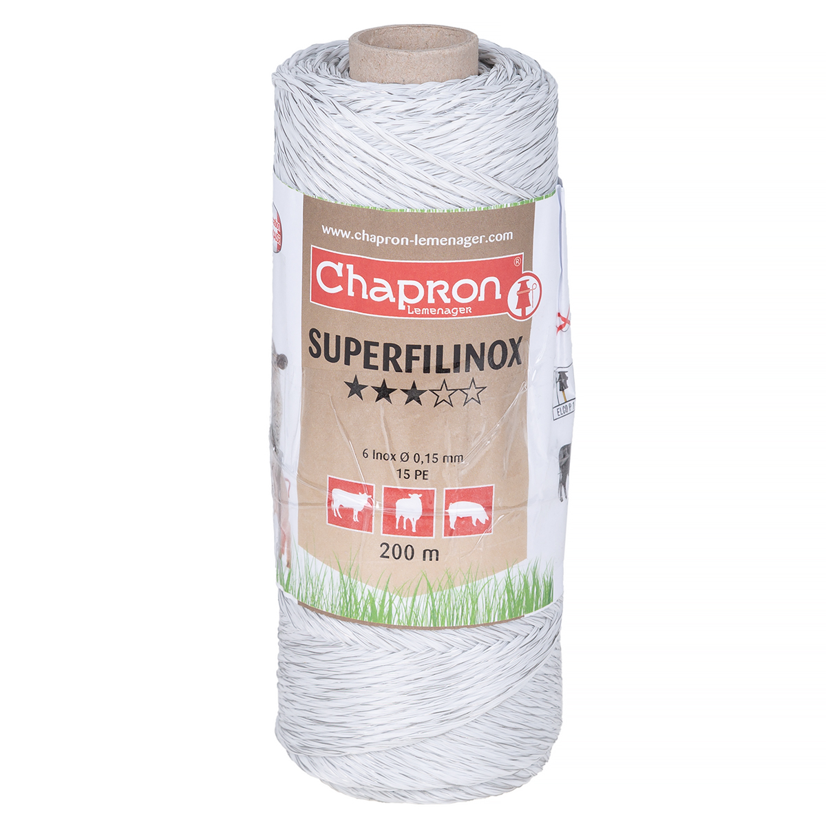 Plecionka biała SUPERFILINOX 200m