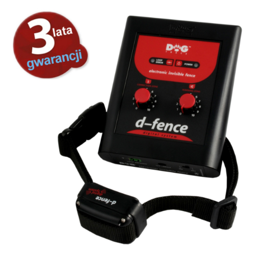 Niewidzialne ogrodzenie elektryczne dla psa d-Fence do długich ogrodzeń