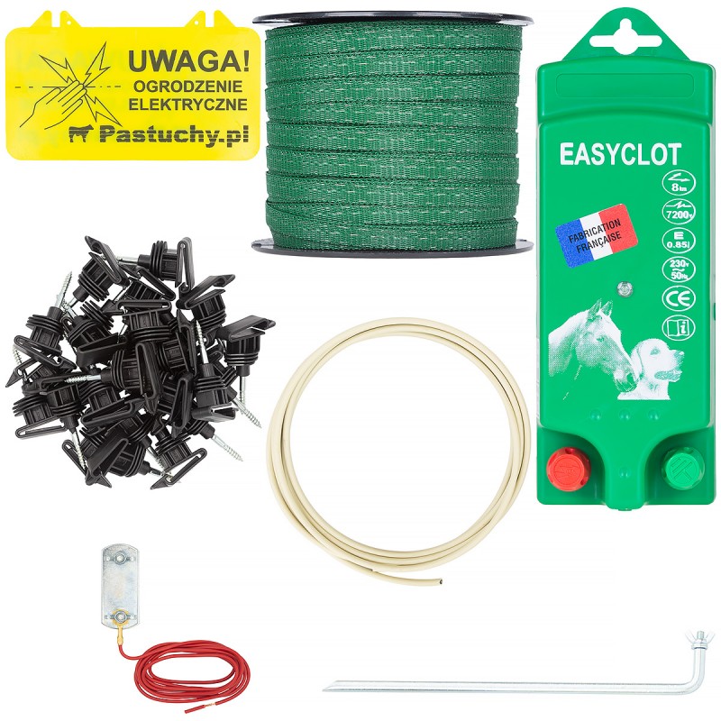 Pastuch elektryczny - uniwersalny zestaw GARD Home 100 z taśmą