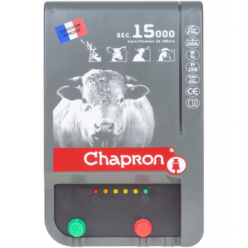 Pastuch na dziki - kompletny zestaw 8ha ze słupkami i elektryzatorem 230 V