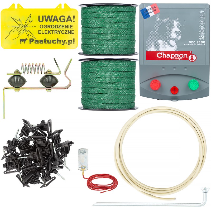 Zestaw pastucha elektrycznego SEC B Home 200 z taśmą