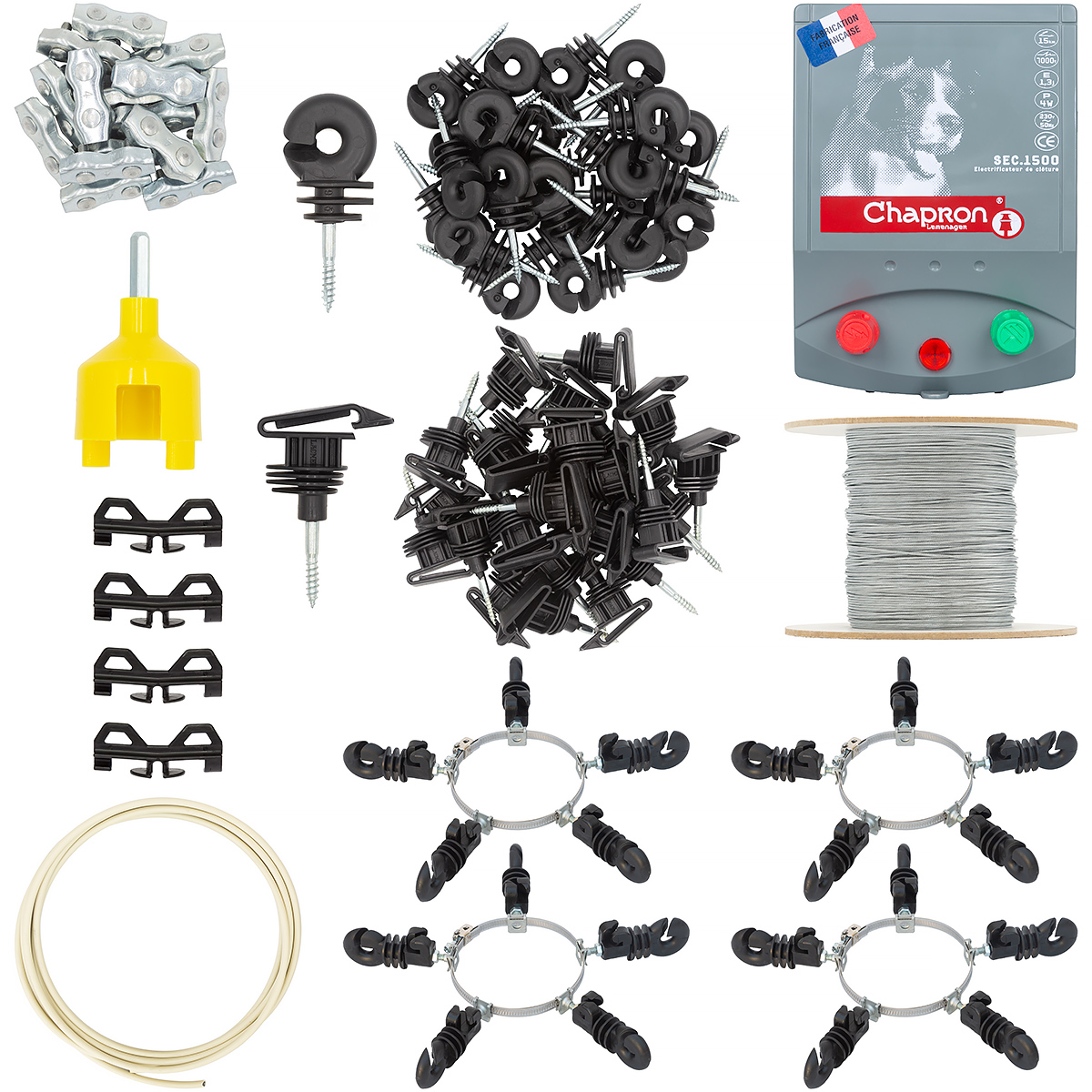 Pastuch na kuny podrynnowy zestaw uniwersalny na dom