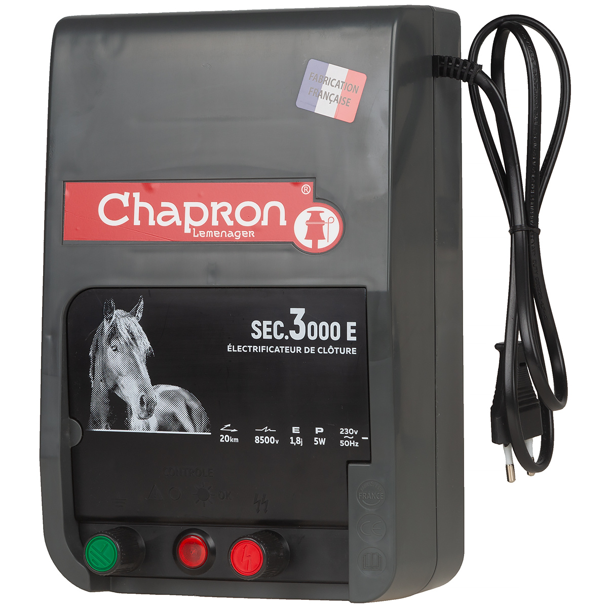 Elektryzator dla koni na długie wybiegi Chapron SEC3000