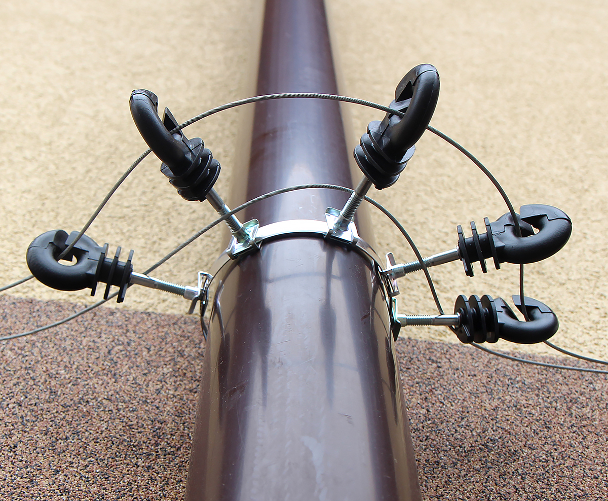 Pastuch elektryczny na kuny komplet na 4 rynny spustowe i dachowe do ochrony domu STANDARD