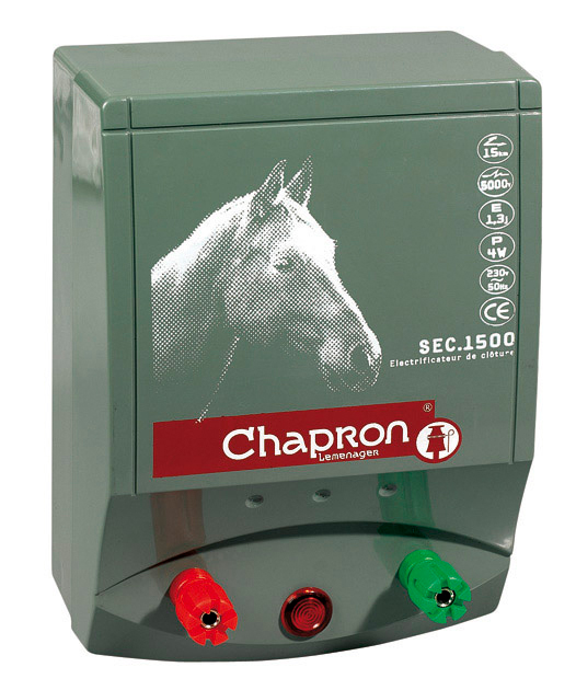 Pastuch elektryczny dla konia Chapron SEC1500 E