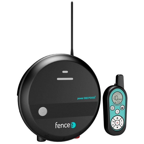 Elektryzator uniwersalny 5 J zdalne sterowanie Fencee Power DUO RF PDX50 SMART z pilotem
