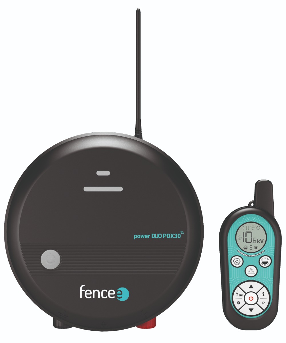 Elektryzator uniwersalny 3 J zdalne sterowanie Fencee Power DUO RF PDX30 SMART z pilotem