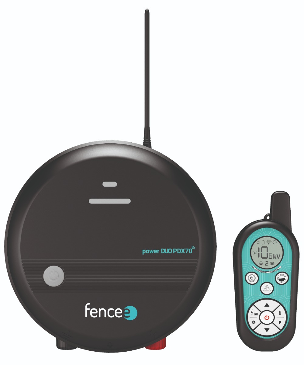Elektryzator uniwersalny 7 J zdalne sterowanie Fencee Power DUO RF PDX70 SMART z pilotem